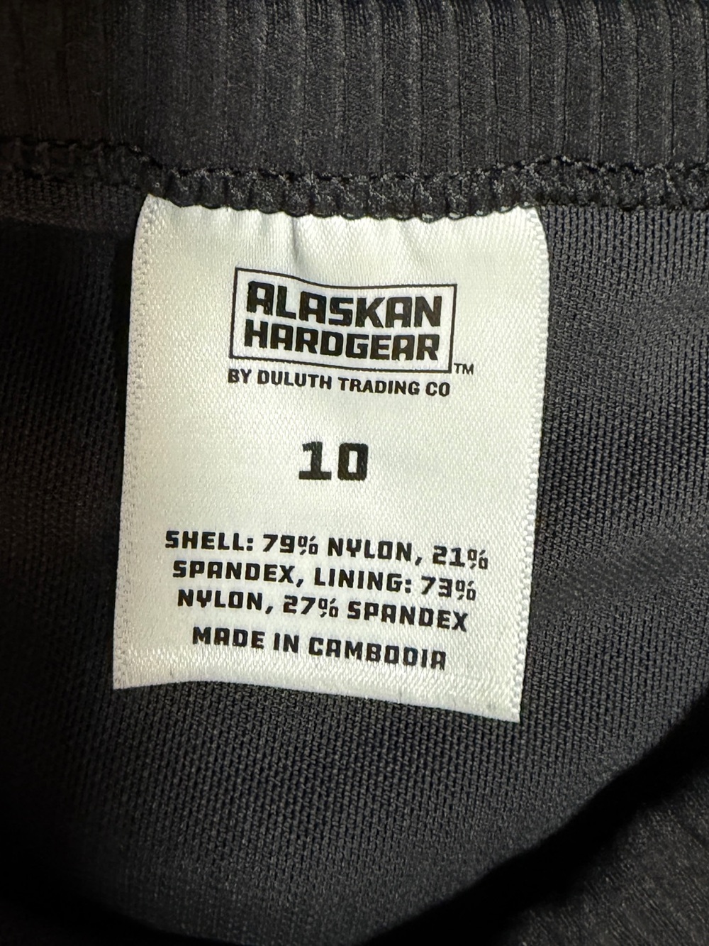 Alaskan Hardgear Duluth Trading Black Ribbed Athletic Tank Top Women’s 10 - Picture 8 of 9